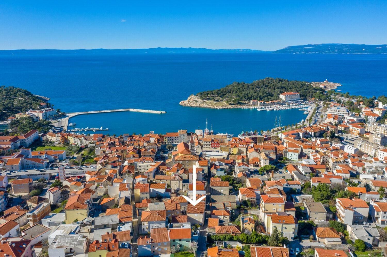 Apps And Room Goran In The Center Makarska Bagian luar foto